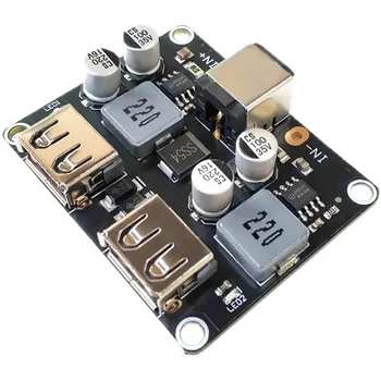 1 шт. Быстрое зарядное устройство с напряжением 12 В 24 В до QC3.0/2.0, 2-канальный модуль понижающего преобразователя постоянного тока для платы Arduino