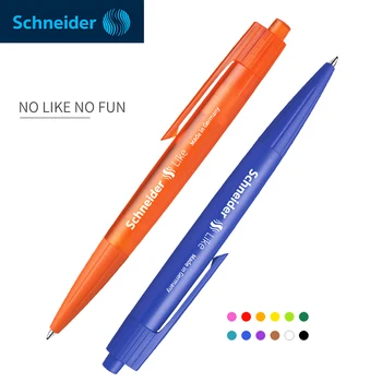 1 шт. Гелевая ручка Schneider, похожая на быстросохнущую гладкую водную ручку, Деловая Черная ручка 0,5 мм, Канцелярские принадлежности