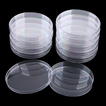 10 шт./упак. 90 пластиковых чашек Петри диаметром 15 мм для дрожжей LB Plate Dropship