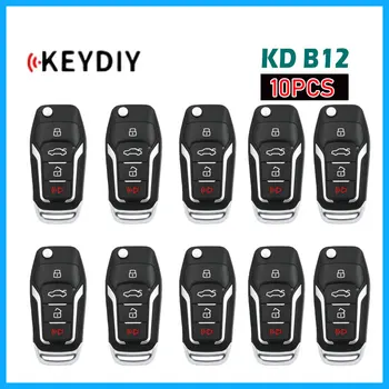 10шт Keydiy KD B12 Универсальный Дистанционный Ключ B12-3 B12-4 Автомобильный Ключ для Ford Style Серии KD B для KD-x2 KD900 KD Mini Key Programmer