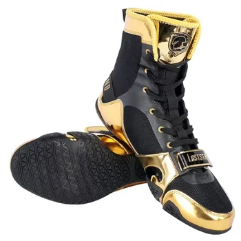 2024 Новые борцовские ботинки для мужчин, Боксерские туфли хорошего качества, мужская Дышащая спортивная обувь, мужская Борцовская обувь с высоким берцем Big Boy