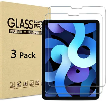 (3 упаковки) Закаленное стекло для Apple iPad Air 4 5 10,9 2020 2022 Защитная пленка для экрана 4-5-го поколения с полным покрытием