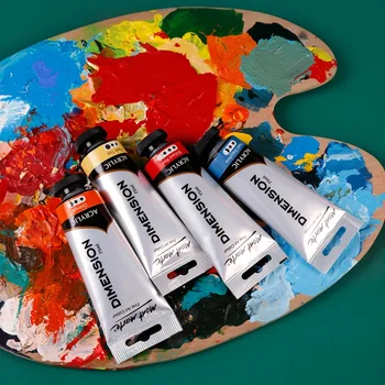 75 мл акриловой краски перламутрового цвета Studio Create High Plastic Children DIY, ручная роспись по камню Canva, краска для граффити, Пигмент