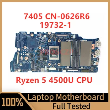CN-0626R6 0626R6 626R6 Материнская Плата Для ноутбука Dell 7405 19732-1 С процессором Ryzen 5 4500U 100% Полностью Протестирована, Работает хорошо