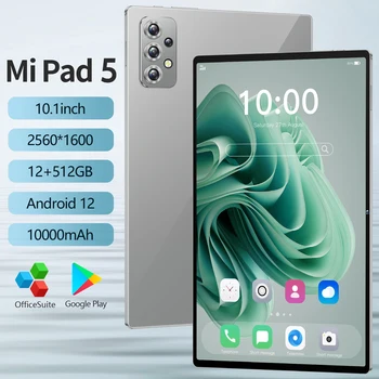 Mi Pad 5 Новый Планшет Android HD 16 + 512 ГБ Global Tablet Snapdragon 870 5G с Двумя SIM-картами или WIFI Google Play Планшет с клавиатурой