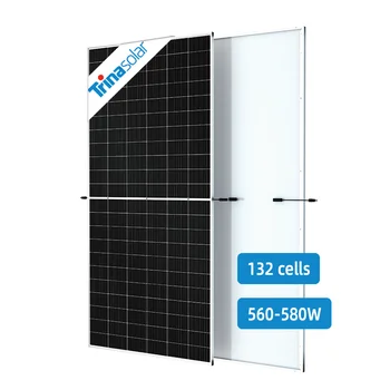 Trina Solar Vertex Europe Warehouse 550 Вт 600 Вт Монокристаллические фотоэлементы Фотоэлектрические панели 500 Вт солнечные панели