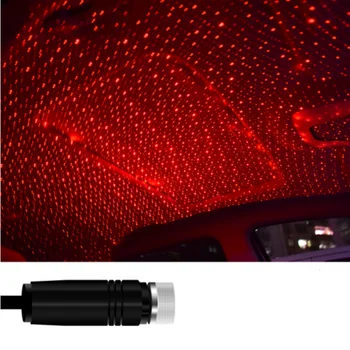 Автомобильный USB СВЕТОДИОДНЫЙ Светильник для салона Автомобиля, Звездные Ночные Огни на Крыше, Land Rover LR4 LR2 Evoque discovery 2 3 4 freelander 1 2