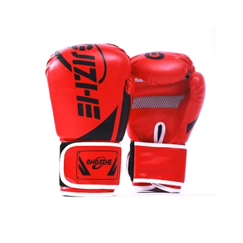 Боксерские Тренировочные Боевые перчатки 10/12 унции из искусственной кожи Muay Thai Guantes De Boxeo Free Fight MMA Перчатки с мешками с песком для мужчин и женщин