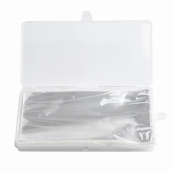 Бумажный чехол-держатель Пластиковый 100ШТ для сбора денег с коробкой, Прозрачный альбом для хранения банкнот, Полезное Высокое качество