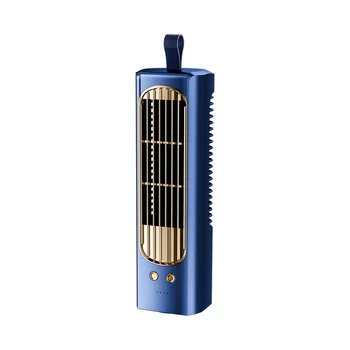 Бытовой башенный вентилятор с циркуляцией воздуха 90 °, Бесшумный охлаждающий кондиционер, Портативный напольный настольный вентилятор без лопастей