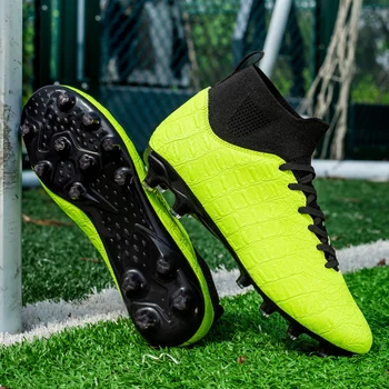 Высококачественная футбольная обувь Haaland Competition training shoes Противоскользящие износостойкие футбольные бутсы Fustal Chuteira Society.