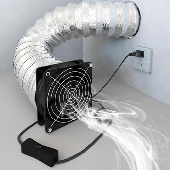 Вытяжной вытяжной вентилятор для бытовых нужд, мощный вытяжной вентилятор в комнате проката, вытяжной вентилятор на кухне, канальный вентилятор в ванной, вентилятор с регулируемой скоростью вращения.