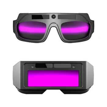Защитные очки сварщика с ЖК-дисплеем, работающие на солнечных батареях, Сварочные очки с автоматическим затемнением, Челночный корабль