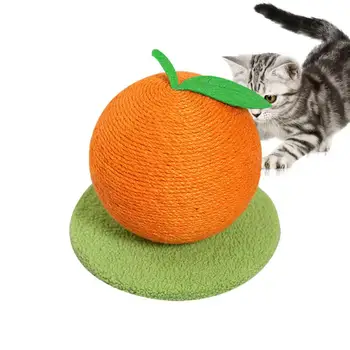 Когтеточка для кошек, когтеточки в форме фруктов, 10-дюймовый когтеточка для кошек, когтеточки из сизаля, Ковровая когтеточка для кошек