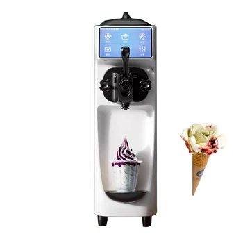 Коммерческая машина для приготовления мороженого, полностью автоматическая машина для приготовления мягкого мороженого, настольная машина для приготовления мороженого в виде сладких рожков