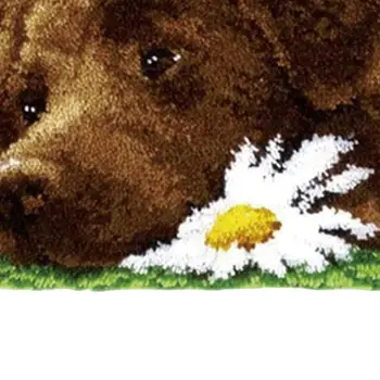 Креативные наборы для крепления ковровых защелок 50 см x 36 см с рисунком собаки для дома взрослых