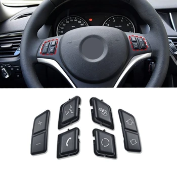 Крышки кнопок Рулевого колеса Автомобиля Меню Управления Кнопка Переключения Громкости Крышки Для BMW X1 E84 3 Серии E90 E91 E92 E93 Аксессуары (A)