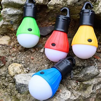 Наружная портативная подвесная светодиодная лампа для кемпинга, фонарь для рыбалки, многоцветные батарейки типа ААА, 3 режима SOS 1200 ЛМ, прямая поставка