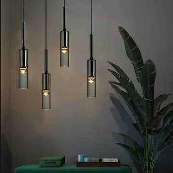 Роскошная люстра Nordic Light, Современная креативная железная художественная стеклянная лампа, лампы для спальни, гостиной, кабинета, бар отеля, светодиодные светильники.