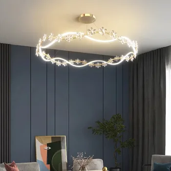Современный свет роскошная столовая люстра освещение Потолочные светильники подвесной светильник светодиодные люстры для гостиной освещение в помещении