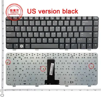 США Для HP Pavilion DV4-1000 DV4-1103TX DV4-1020 1428 DV4-1100 английская клавиатура ноутбука черного или серебристого цвета