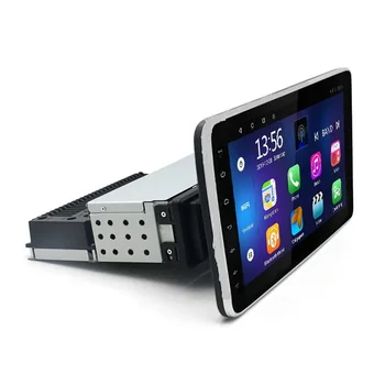 Универсальный автомобильный мультимедийный плеер 1 Din с 10-дюймовым сенсорным экраном Авторадио Стерео Видео Автомагнитола Android Видеоплеер