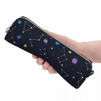 Чехол Night Sky Galaxy Space, переносная коробка для ручек, детские винтажные школьные пеналы на молнии, графический органайзер для канцелярских принадлежностей.