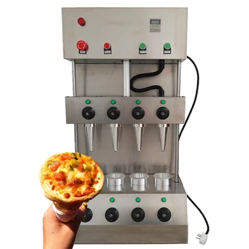 Электрическая машина для приготовления рожков для пиццы Высококачественная машина для пиццы Коммерческая машина для приготовления яичных рулетов для пиццы