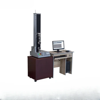 Электронная машина для испытания материалов с микрокомпьютерным управлением, машина для испытания на растяжение с одной колонной, настольное испытание на растяжение