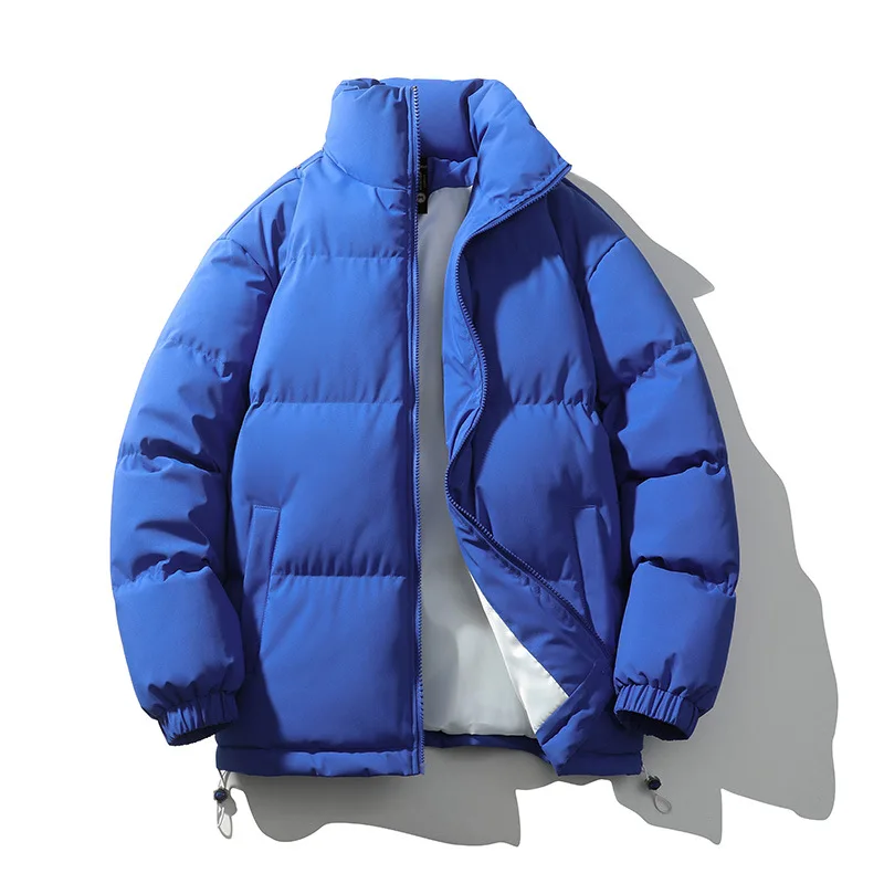 Хлопковая куртка, мужской зимний утолщенный воротник-стойка, Пуховая хлопковая куртка, Модный бренд, Хлебная куртка для красивой молодой пары Изображение 0