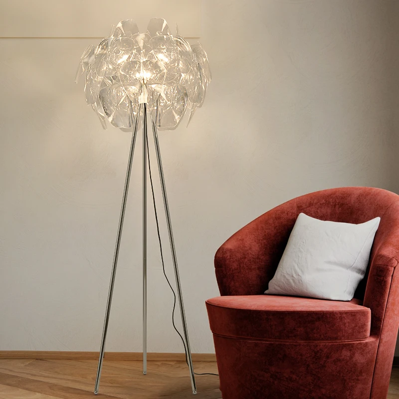 8686LIGHT Современный винтажный торшер, креативный простой светодиодный светильник, декоративный для дома, гостиной, спальни Изображение 1