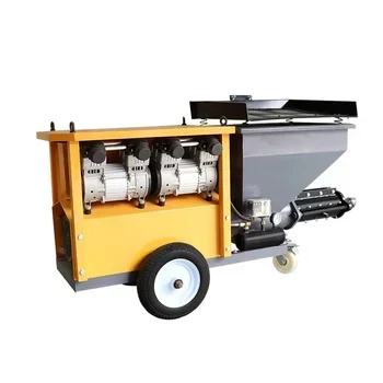 Автоматическая машина для распыления штукатурного раствора с воздушным охлаждением мощностью 18 л.с. Машина для распыления цемента Изображение 1