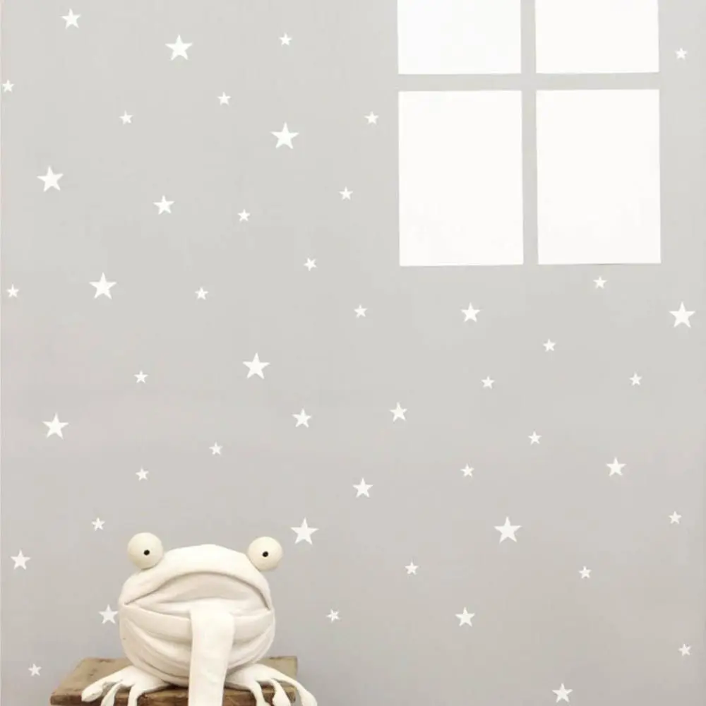 Украшение Мультфильм Детский декор Наклейки для домашнего творчества Звезды Пятиугольная стена Изображение 1