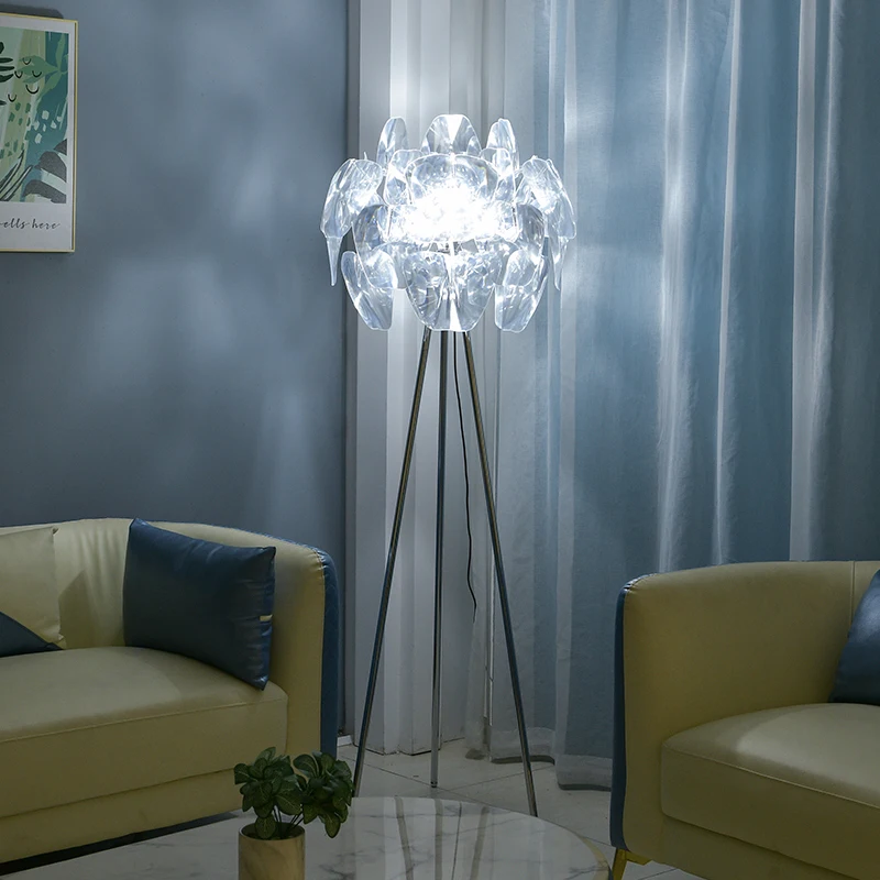 8686LIGHT Современный винтажный торшер, креативный простой светодиодный светильник, декоративный для дома, гостиной, спальни Изображение 2