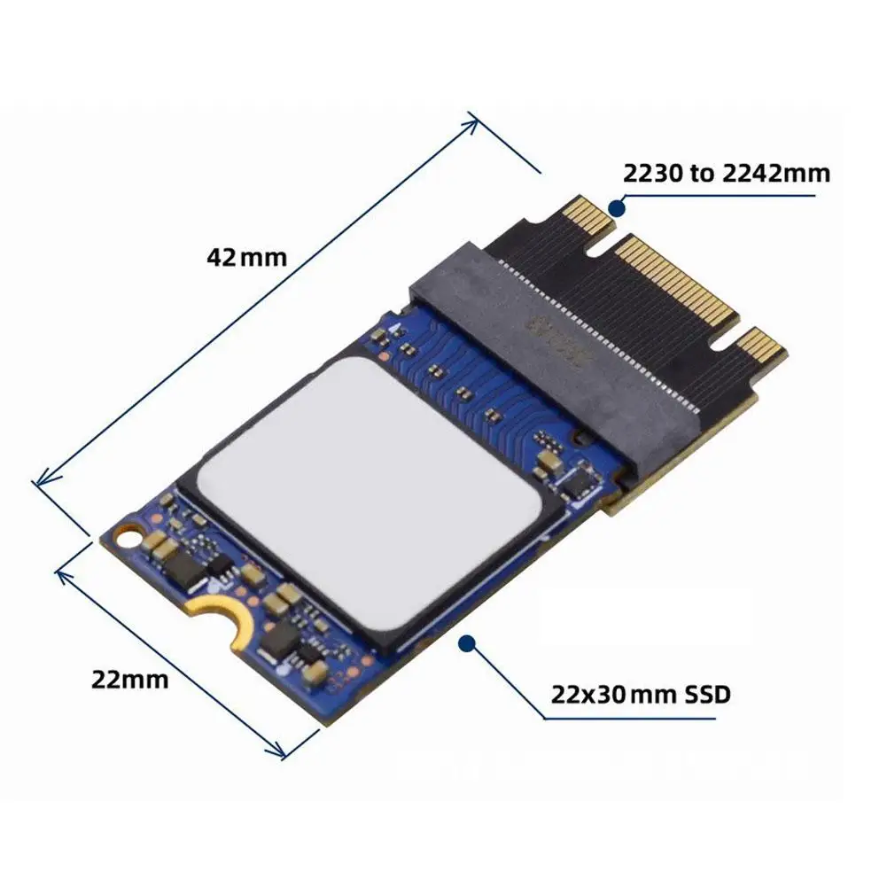 Плата разработки для Lenovo Legend Go Портативная карта адаптера жесткого диска NVME M.2 SSD с 2230 по 2240, аксессуары для расширения Изображение 3