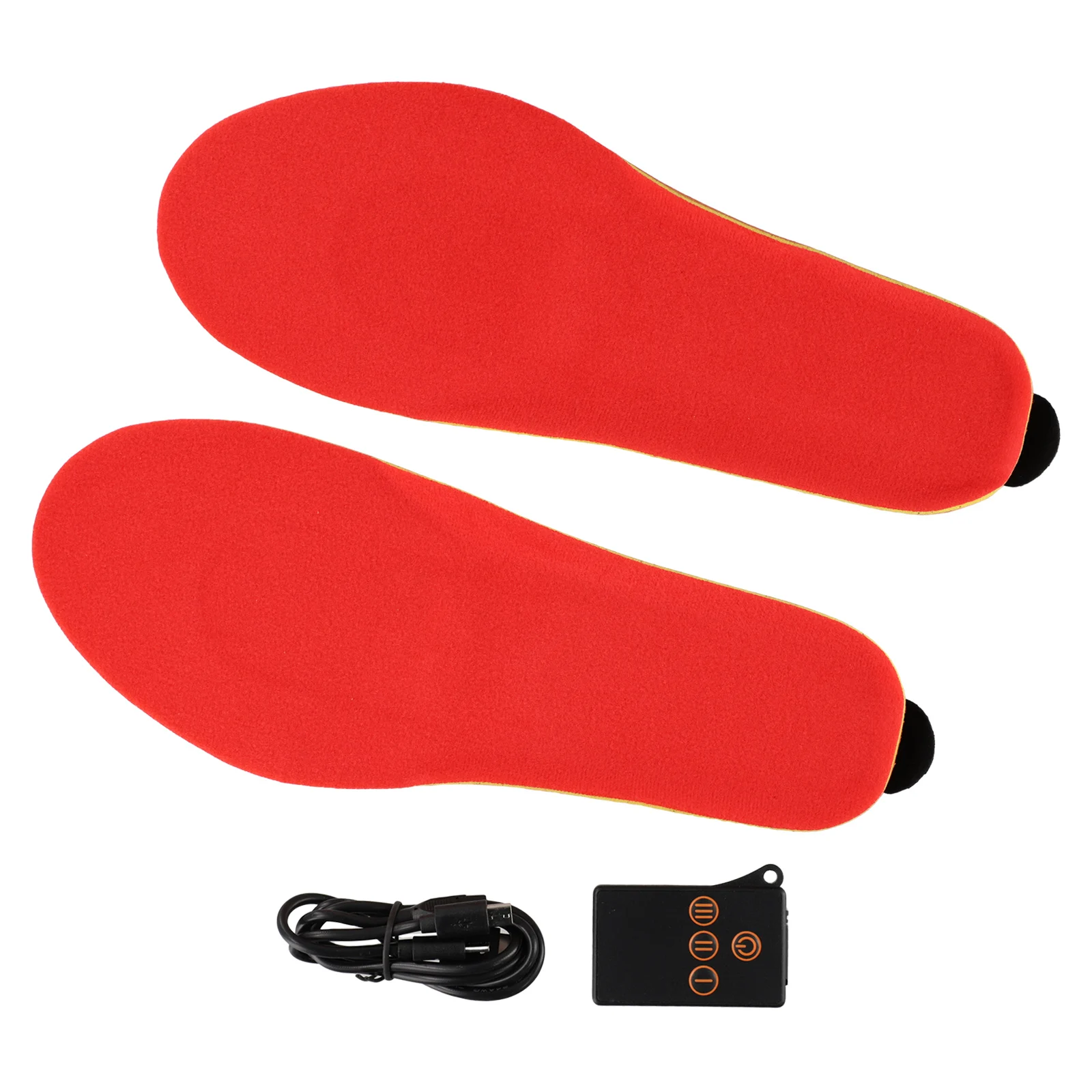 USB-стельки с подогревом для обуви Беспроводное управление Высокая эффективность нагрева Комфортное и дышащее зимнее тепло для ног Изображение 4