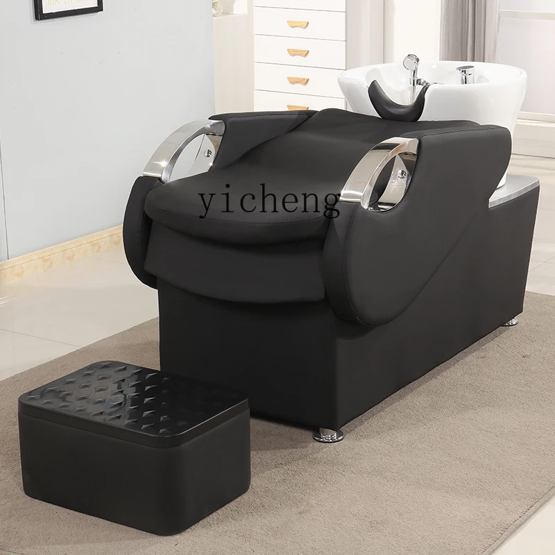 XL Шампуневое кресло для парикмахерской, Специальное парикмахерское кресло для мытья шампунем, кровать, лежащая наполовину Изображение 4