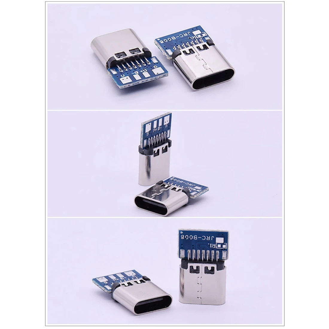 10 Шт Разъем USB 3.1 Type C, 14-контактный Разъем-розетка, Сквозные отверстия, Печатная плата 180, Вертикальный экран USB-C1 Изображение 5