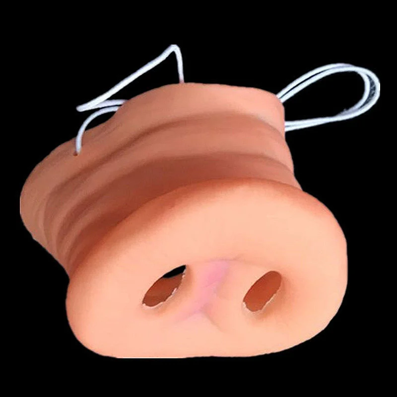 Искусственный нос, идеально подходящий для имитации Хэллоуина, идеально подходящий для косплей-вечеринок, реквизит, Латексная маска для носа свиньи, Маскарадная вечеринка, Уникальный дизайн Изображение 5