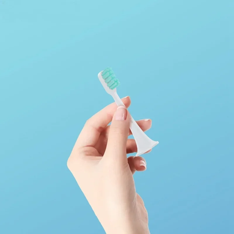 Сменные Насадки-Щетки Для XIAOMI MIJIA T300/500 Sonic Electric Toothbrush Cleaner С Мягкой Щетиной DuPont Вакуумные Насадки 10ШТ Изображение 5
