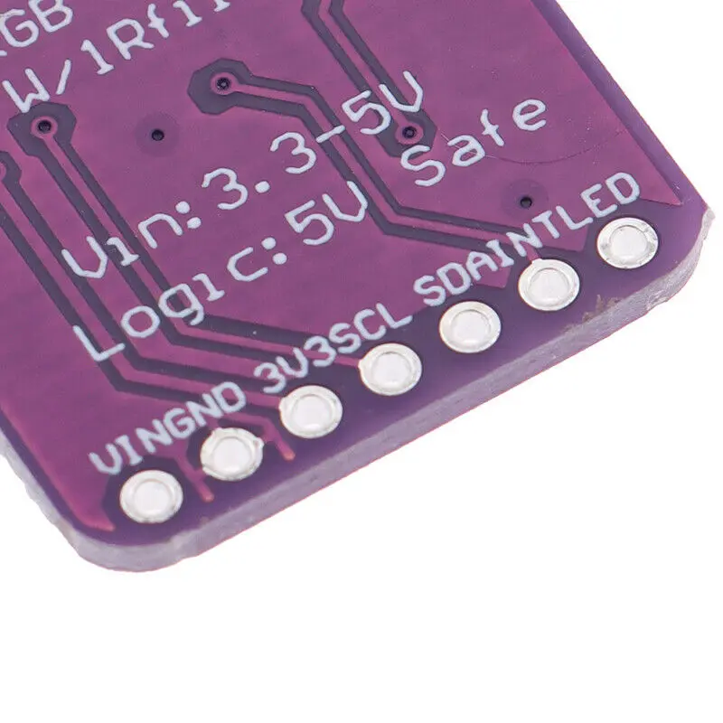 Цифровой датчик цвета RGB, ИК-фильтр, белый светодиодный модуль TCS34725 для Arduino EFW CH Изображение 5